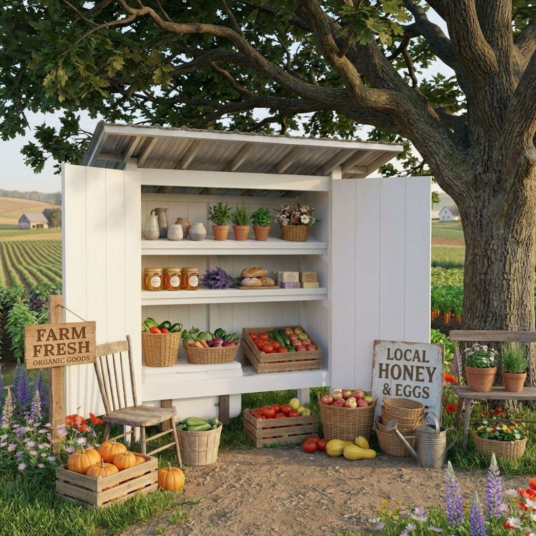 DIY Roadside Farm Stand Plans PDF