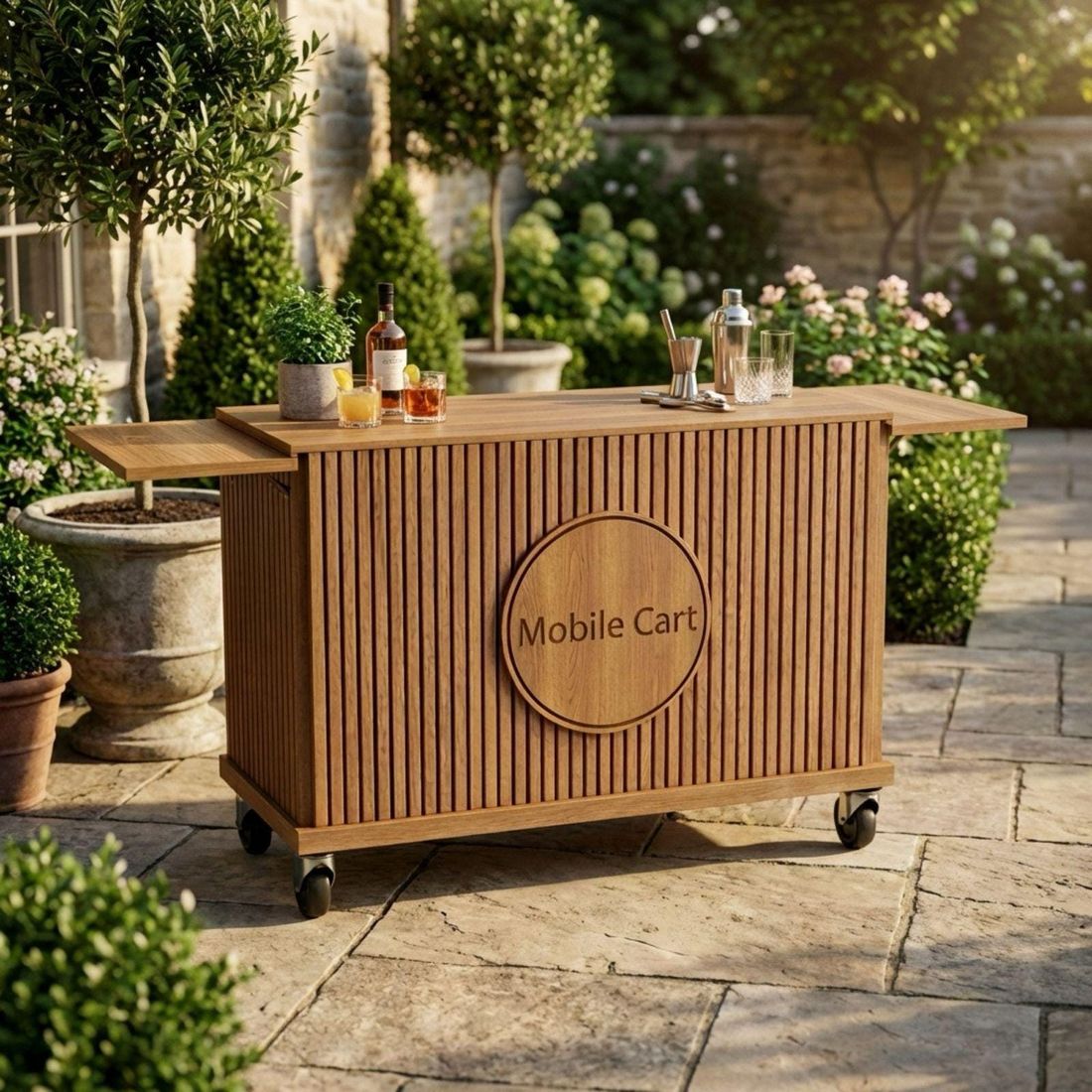 DIY Mobile Bar Cart Plans PDF
