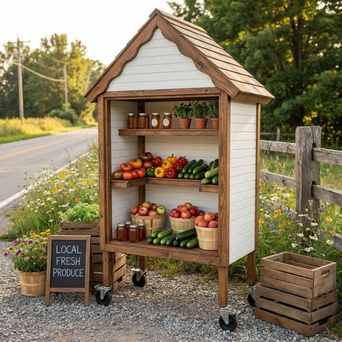 DIY Farmstand Plans Guide Tutorial PDF